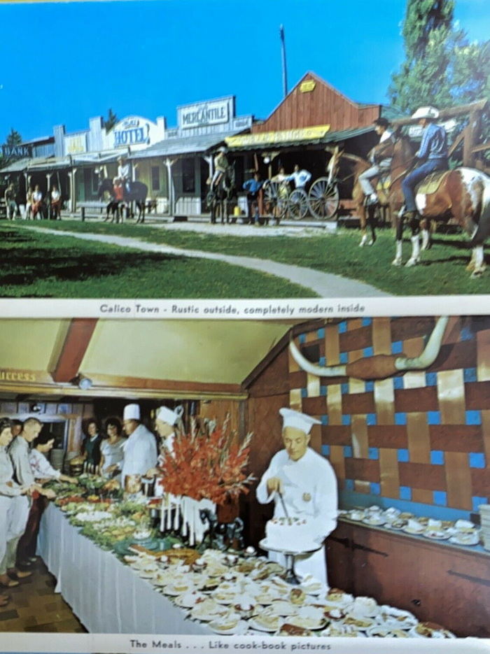 Double JJ Resort (Jack and Jill Ranch) - Old Postcard View